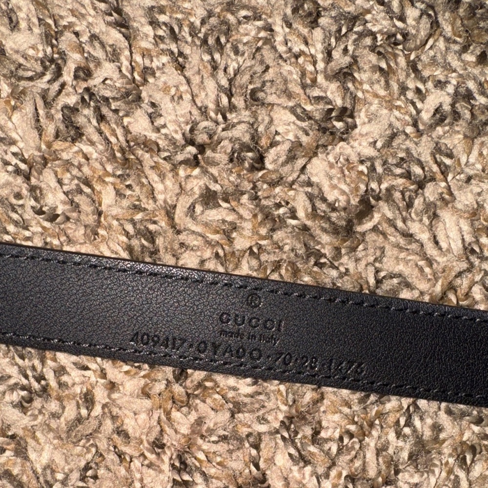 Gucci Black Belt  comes with Box with Cream Dust Bag - Picture 6 of 7